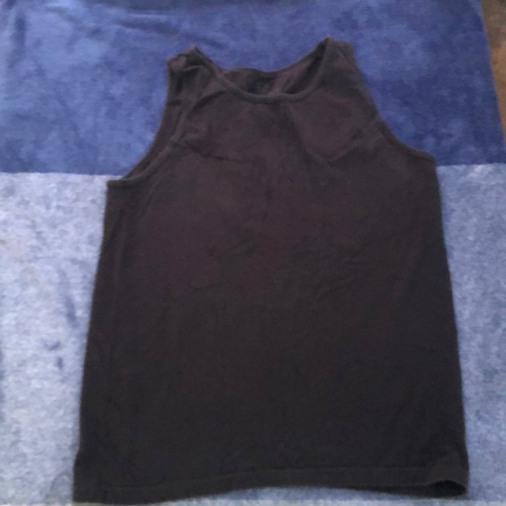 Black tank top